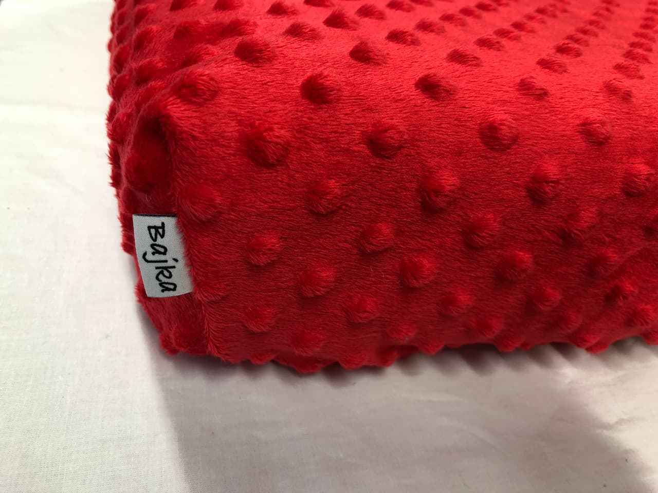 Prześcieradło minky lub Velvet do łóżeczka 80x160